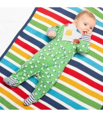 Kite Clothing (Unisex) Sheepy stripe sleepsuit 